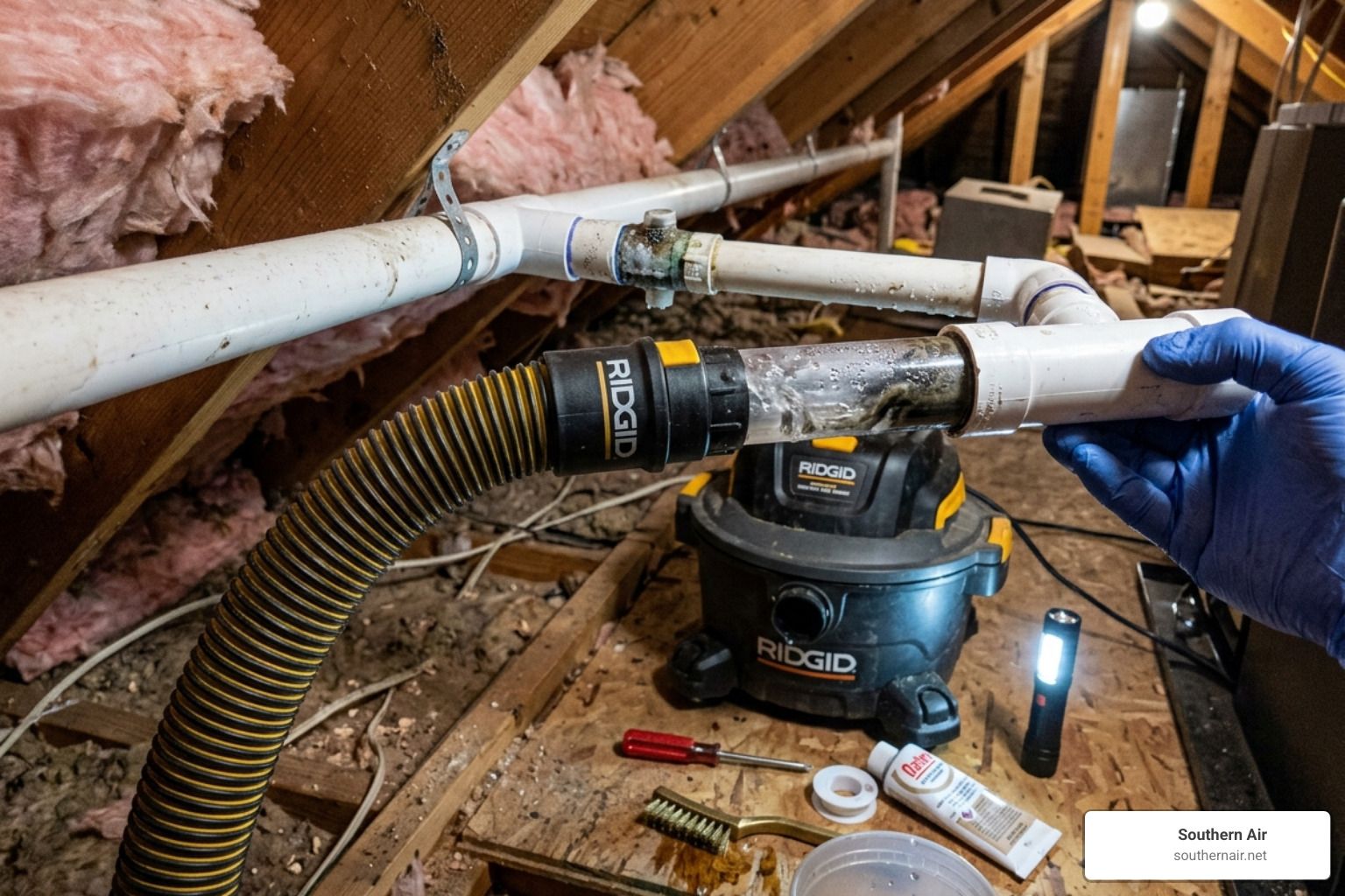 ac drain line cleaning