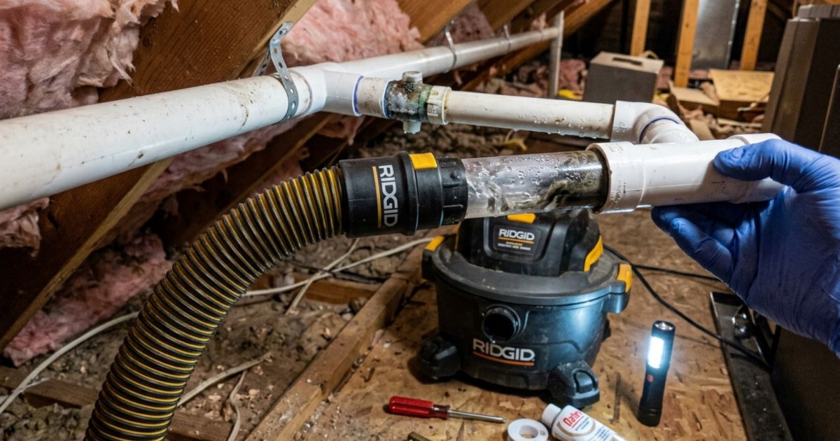 ac drain line cleaning